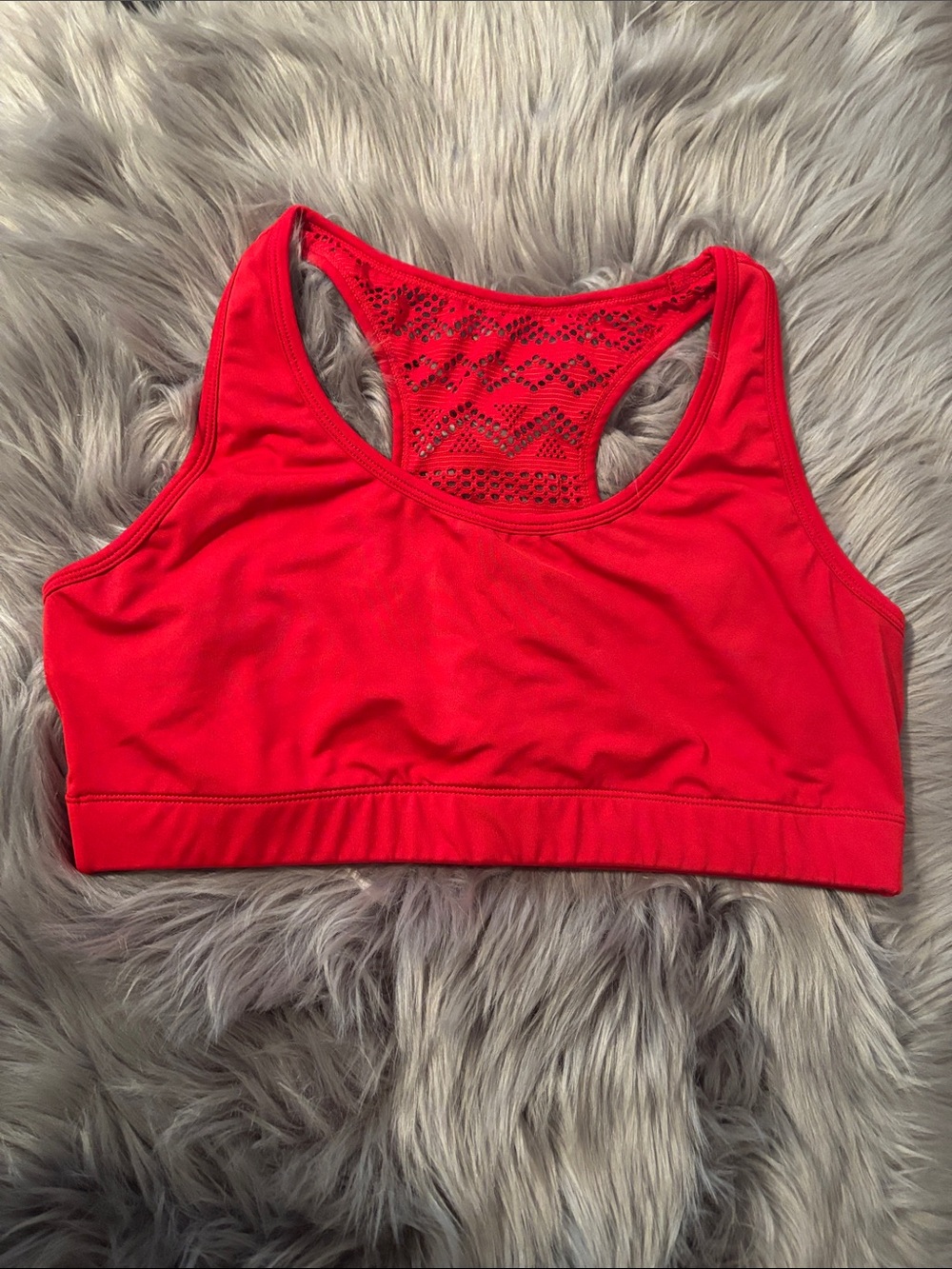 ZYIA Red Lace-Back Sports Bra - Women Intimates & Sleepwear